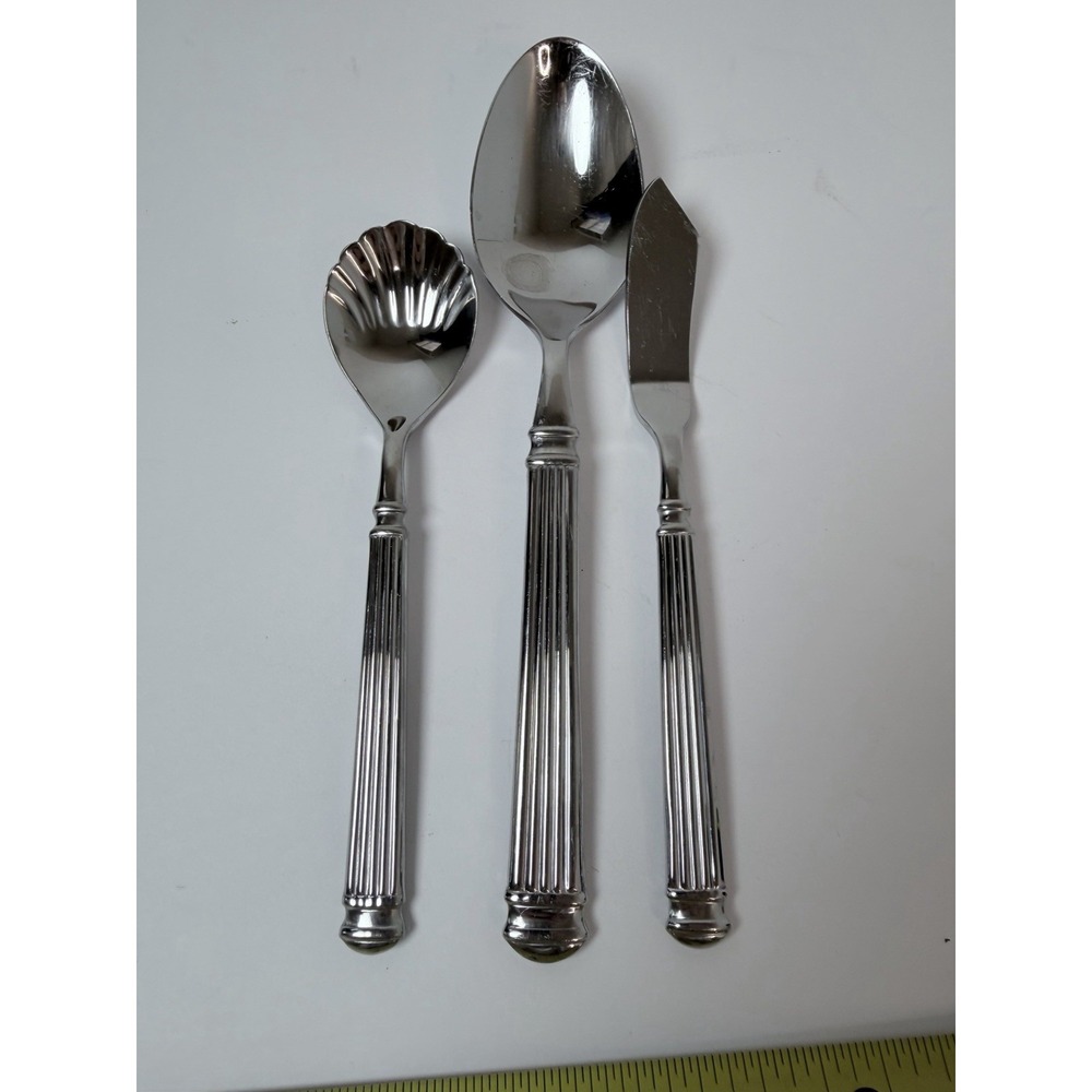 Food Network Cinnamon Serving & Sugar Spoon Butter Knife Set of 3